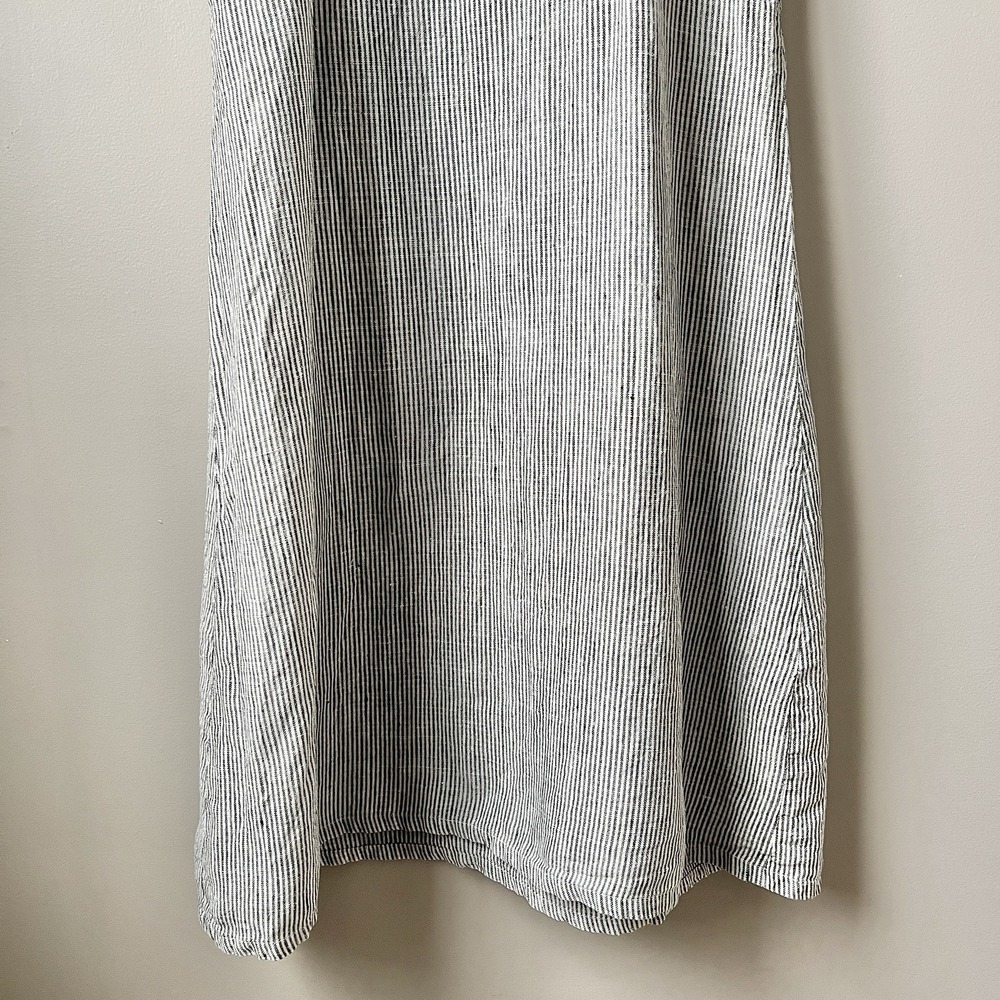 Vintage striped linen dress with pockets! - Picture 9 of 12